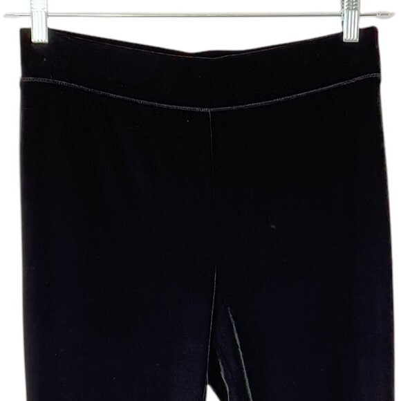 Soma Smoothing Velvet Leggings Black with Subtle Sparkle Women's Size Medium - Picture 4 of 9